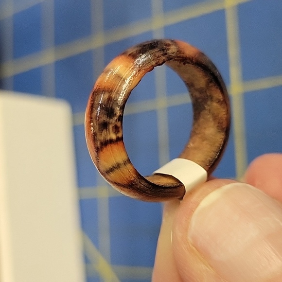 Wooden Ring Size 6.5 - Picture 3 of 3